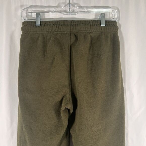 Mitre Joggers Men's Small Solid Green Pull On Zip Pockets Drawstring Sweatpants - Picture 6 of 8